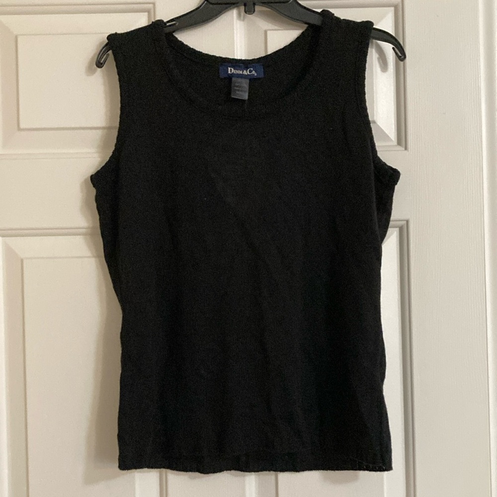 Black sweater vest